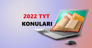 2022 TYT Konuları