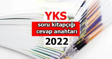 2022 YKS Soru ve Cevapları