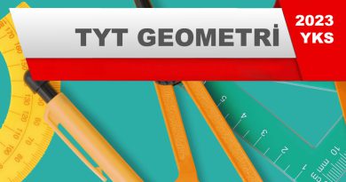2023 TYT Geometri Konuları ve Soru Dağılımı