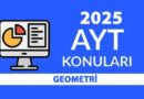 2025 AYT Geometri Konuları ve Soru Dağılımı