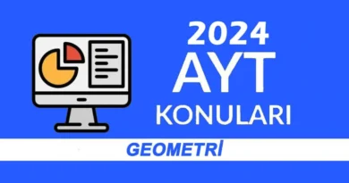 2024 AYT Geometri Konuları ve Soru Dağılımı