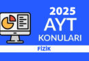 2025 AYT Fizik Konuları ve Soru Dağılımı