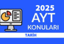 2025 AYT Tarih Konuları ve Soru Dağılımı