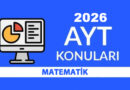 2026 AYT Matematik Konuları ve Soru Dağılımı